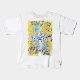 Sleeping Tiger (White Background) Kids T-Shirt